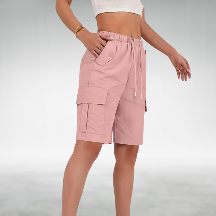Leanna™ | Comfort Stretch Cargo Shorts