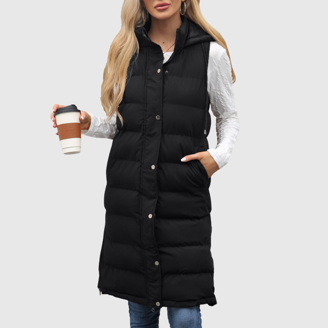 Lifia | Sleeveless Hooded Vest
