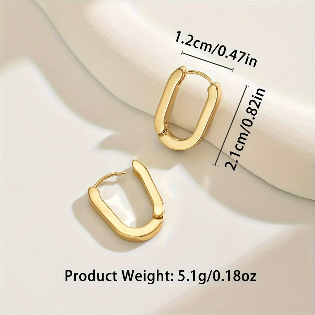 Thalia™ | Geometric Hoop Earrings