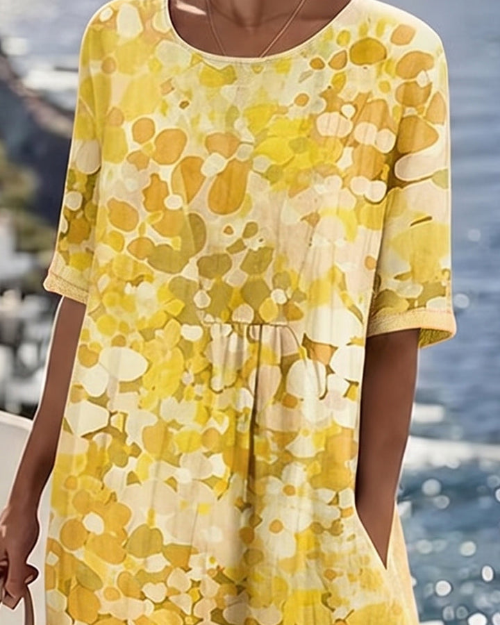 Relaxed Fit Printed Dress