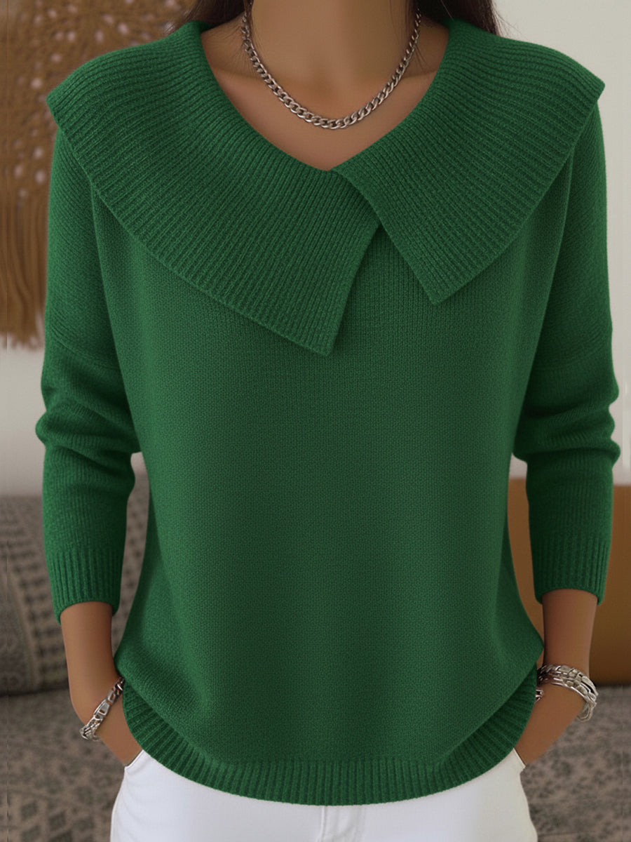 Lucie | Soft-Collar Warm Jumper