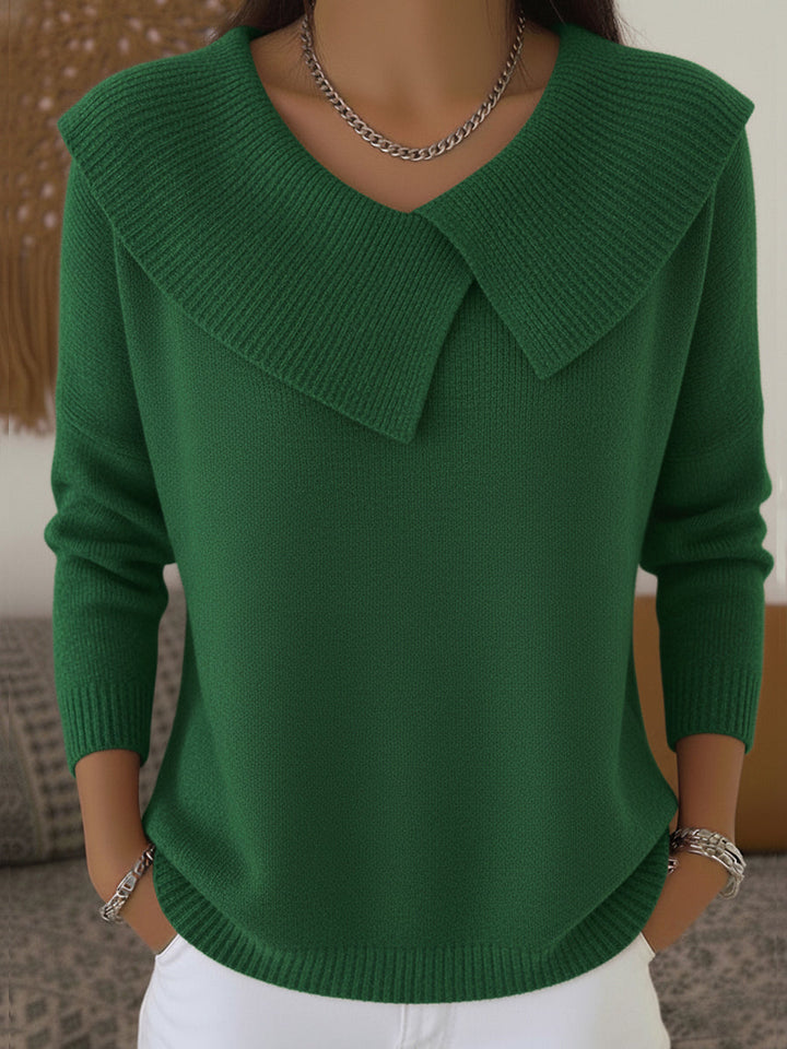 Lucie | Soft-Collar Warm Jumper