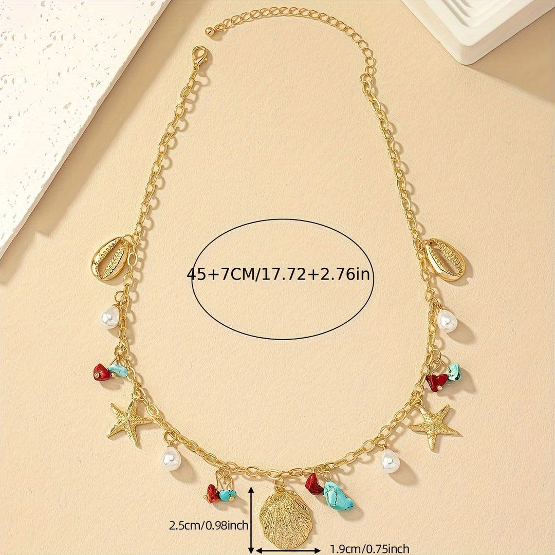 Lucia™ | Coastal Pearl and Turquoise Shell Bracelet