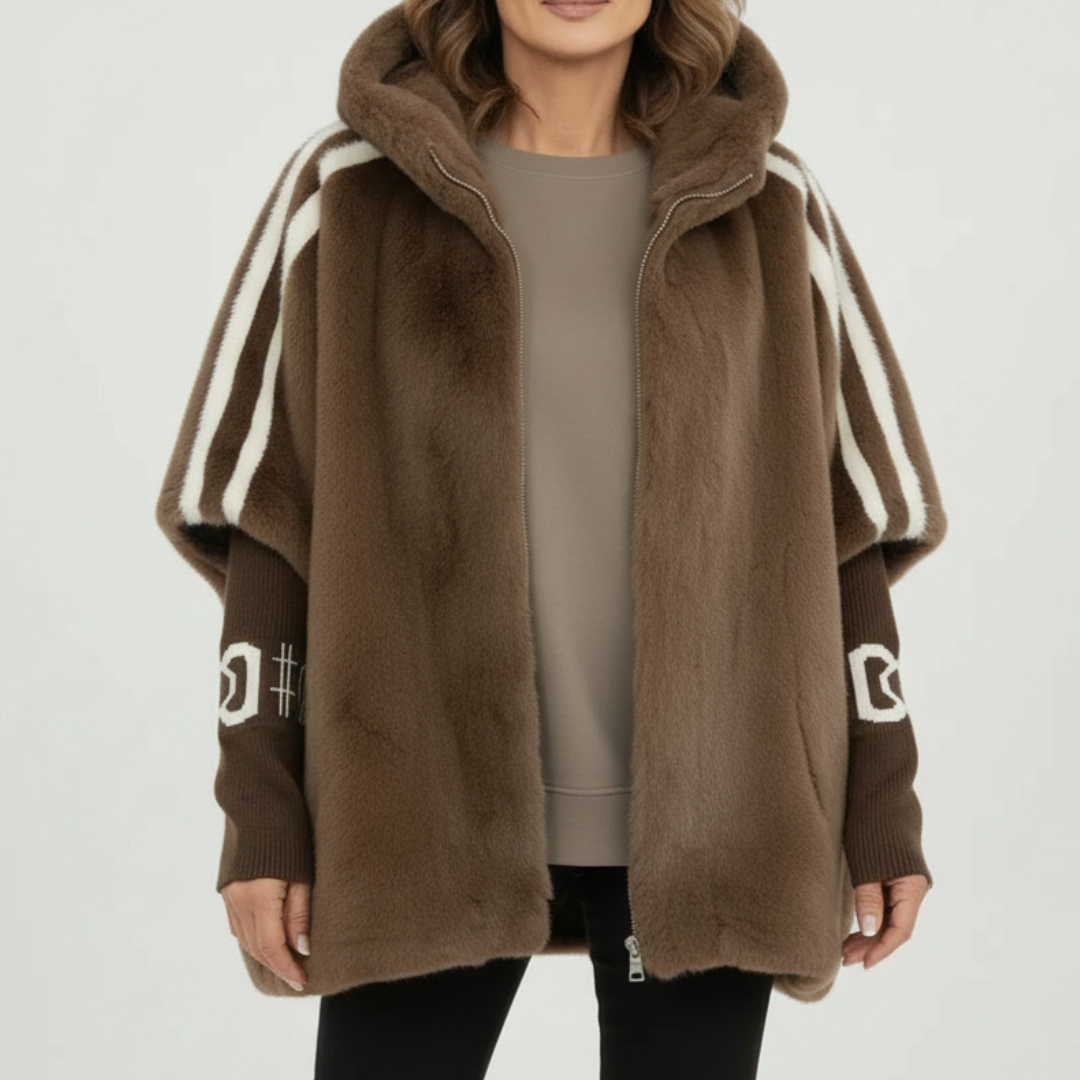 Brinley | Teddy Hooded Jacket