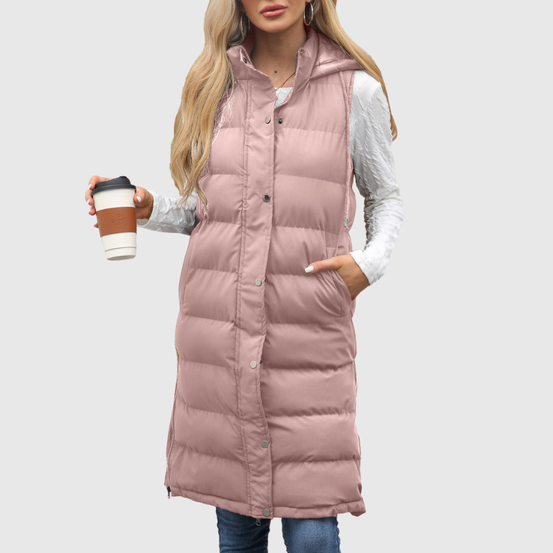 Lifia | Sleeveless Hooded Vest