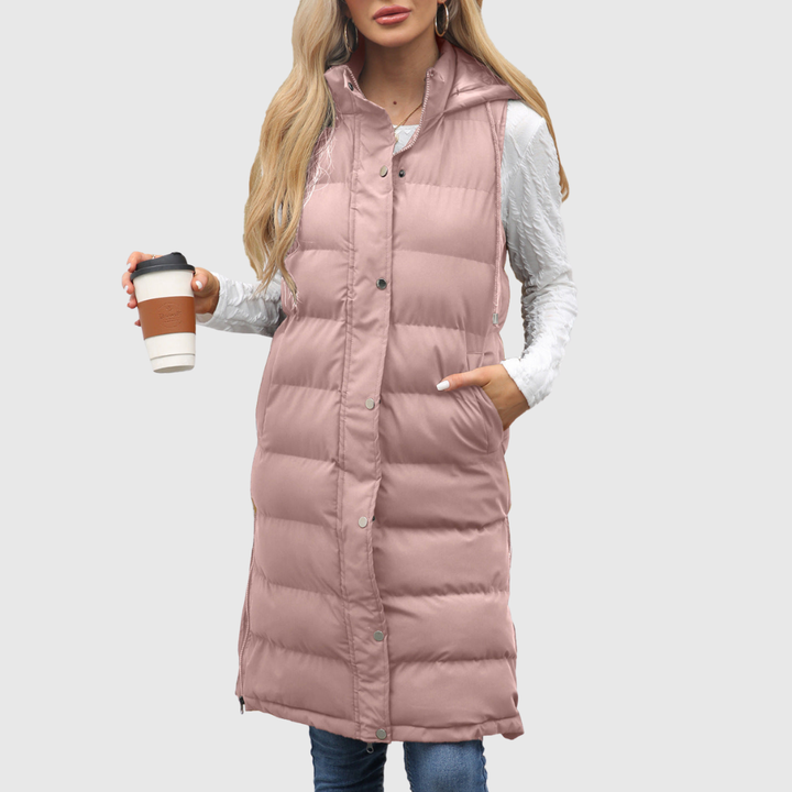 Lifia | Sleeveless Hooded Vest