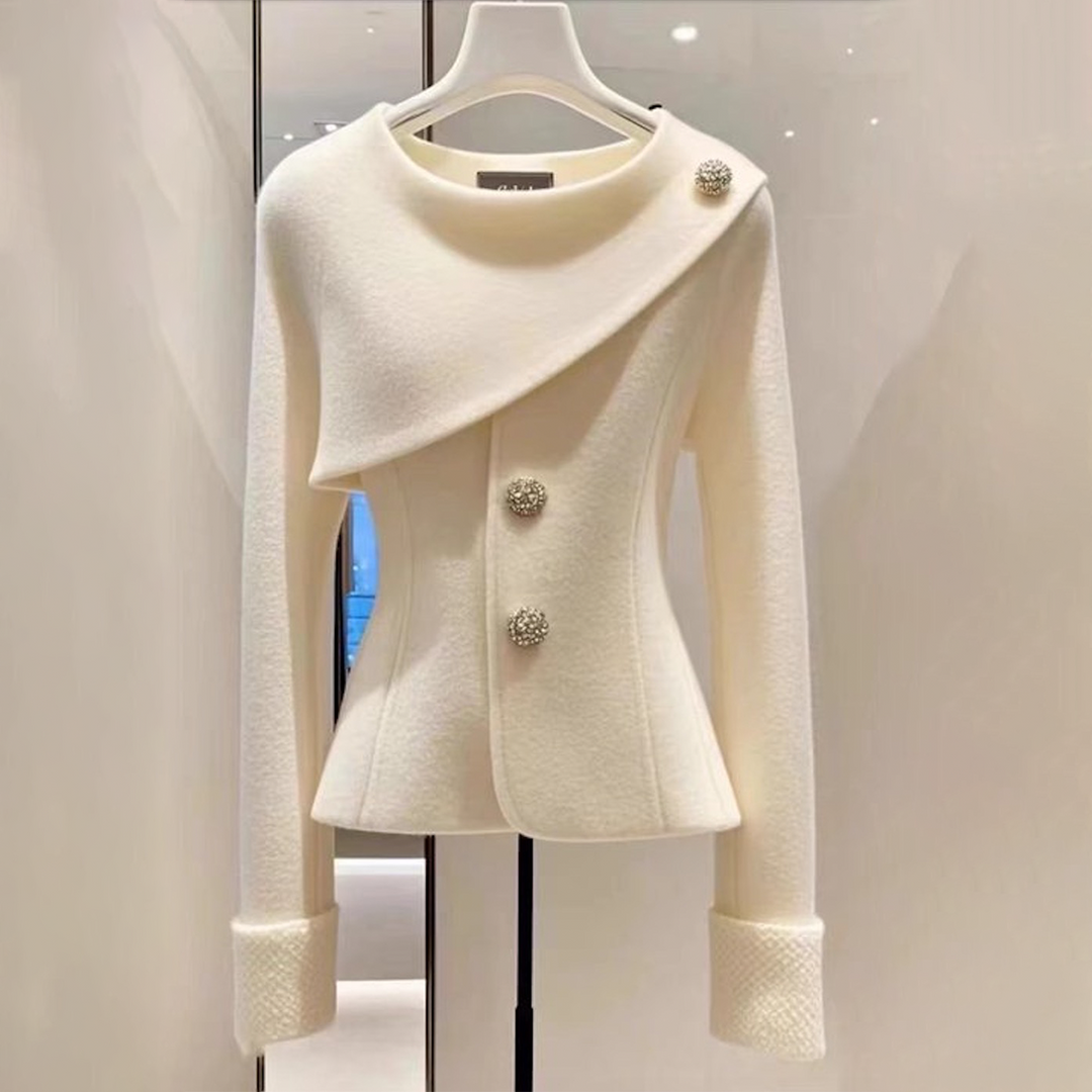Lola™ | Asymmetrical Button Blazer