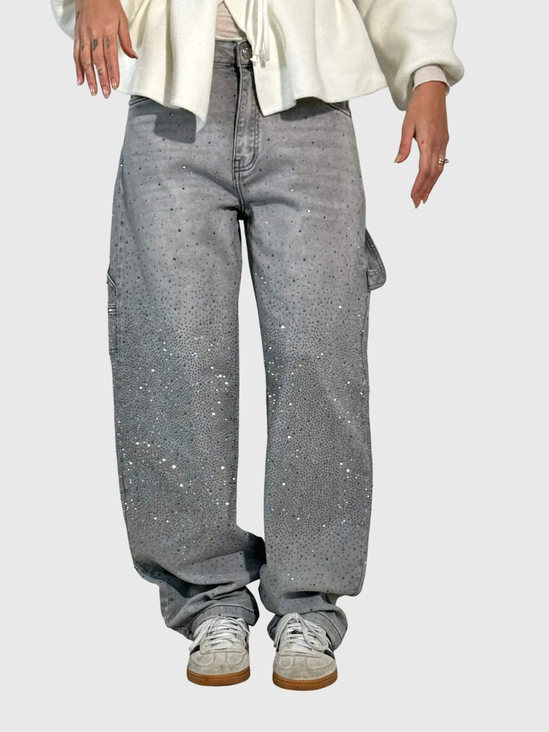 Stella™ | Diamond-Pattern Trousers