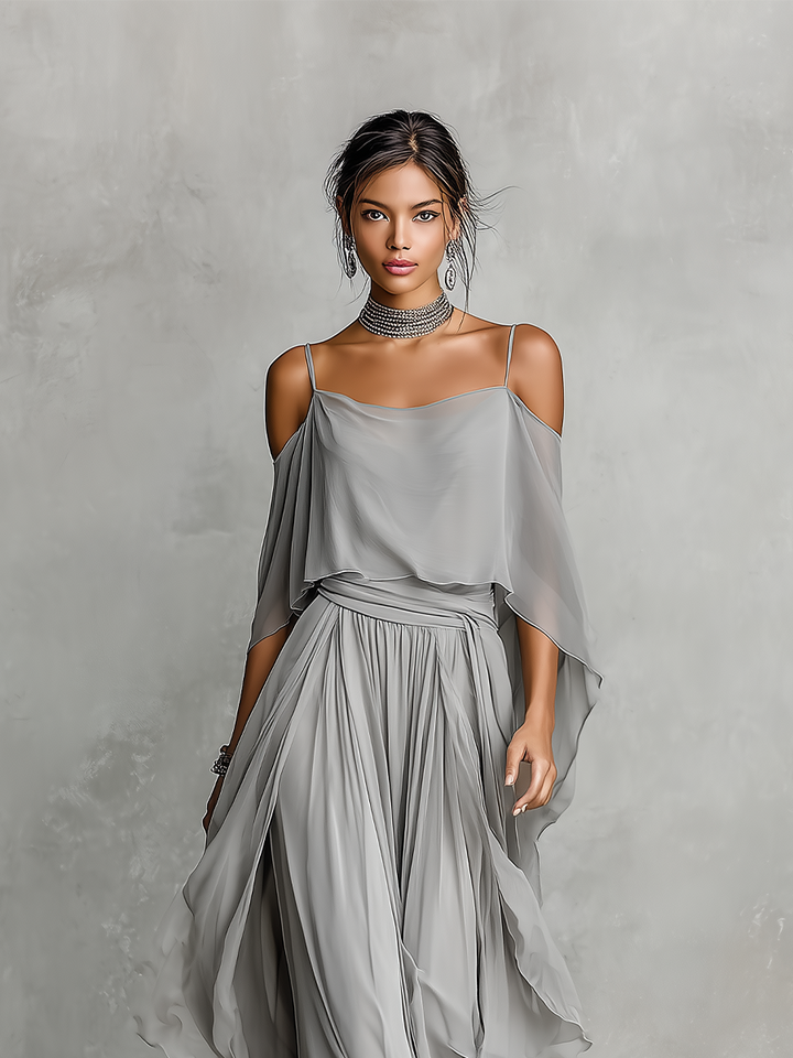 Roneeta | Sleeveless Top and Loose Trousers Set