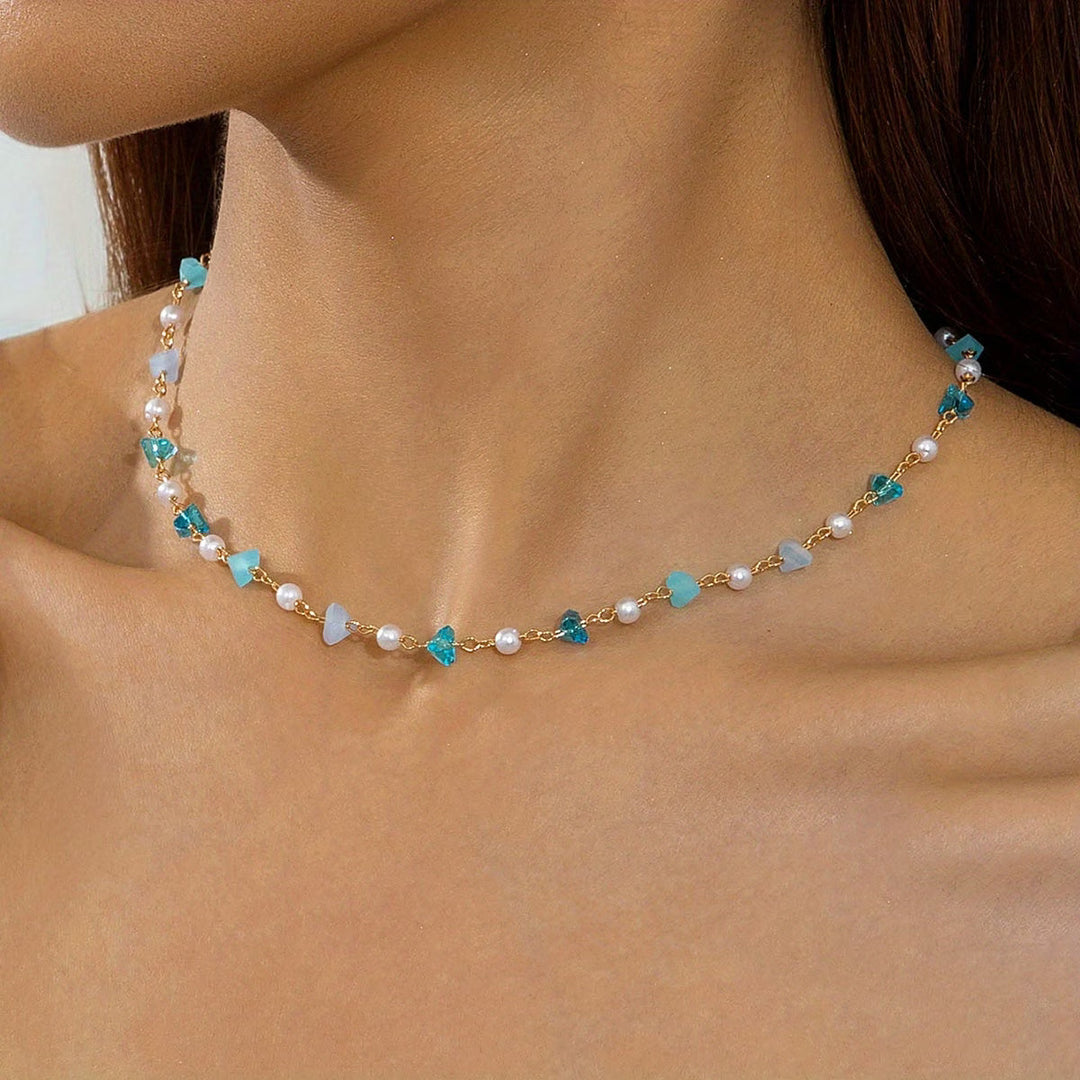 Kira™ | Pearl and Turquoise Bead Bracelet