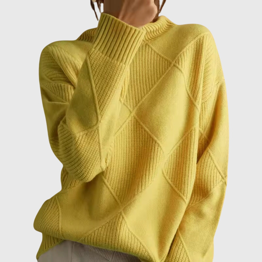 Juliette | High-Neck Knit Top