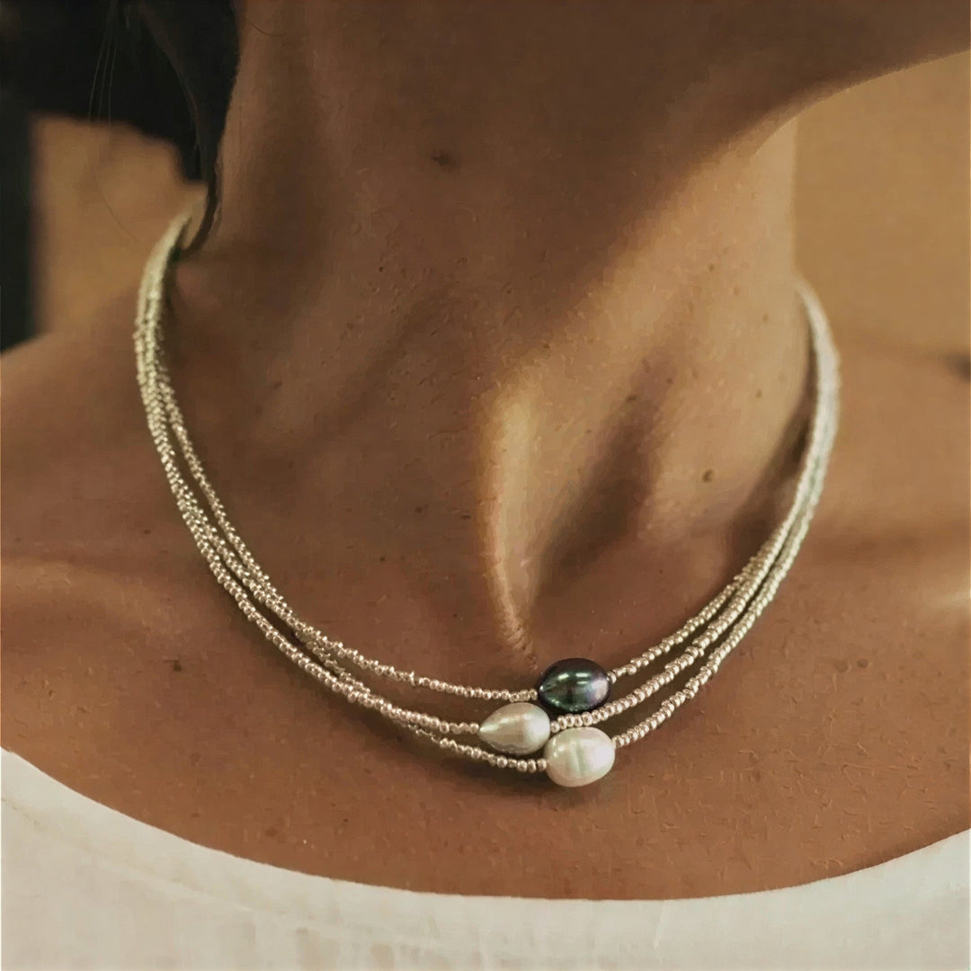 Oona™ | Baroque Pearl Layered Necklace