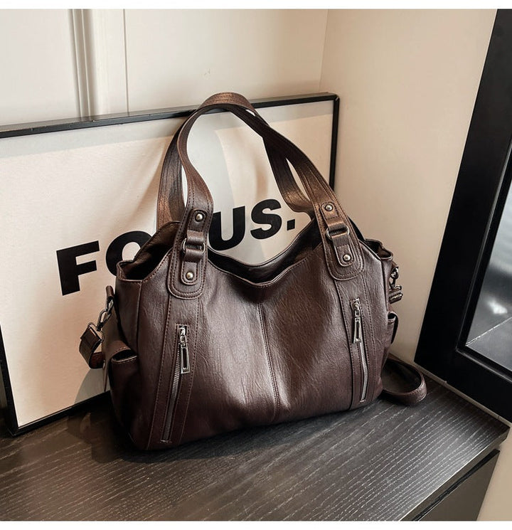 Rae™ | Classic Leather Handbag