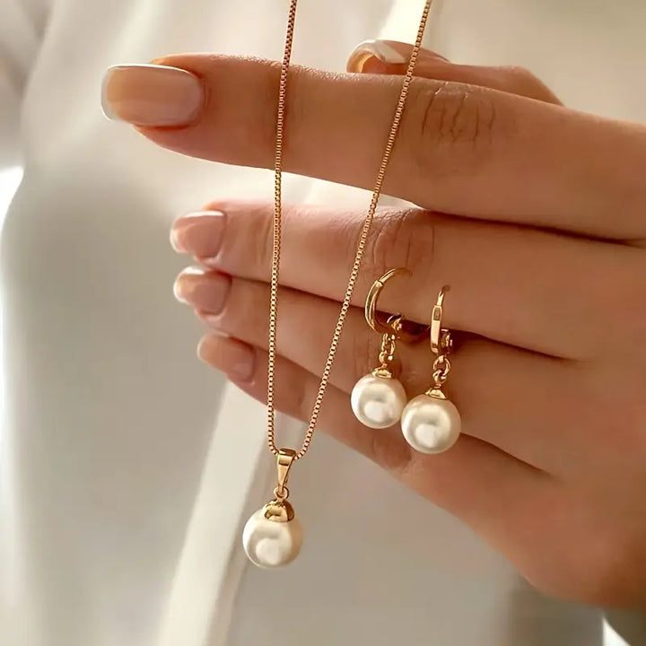 Mireille™ | Pearl Necklace Set