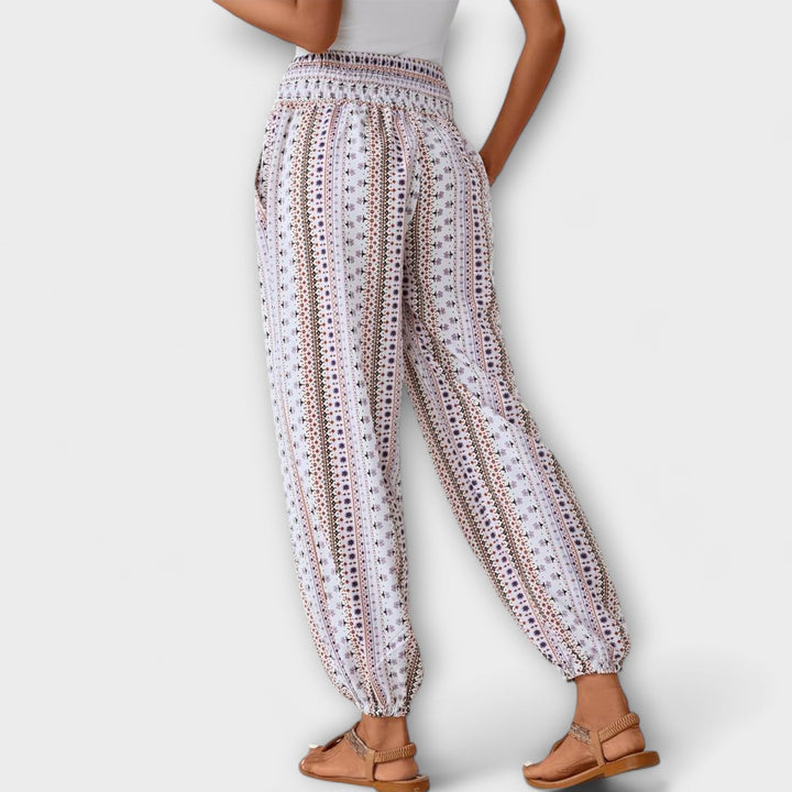 Scarlett™ | Printed Wide-Leg Trousers