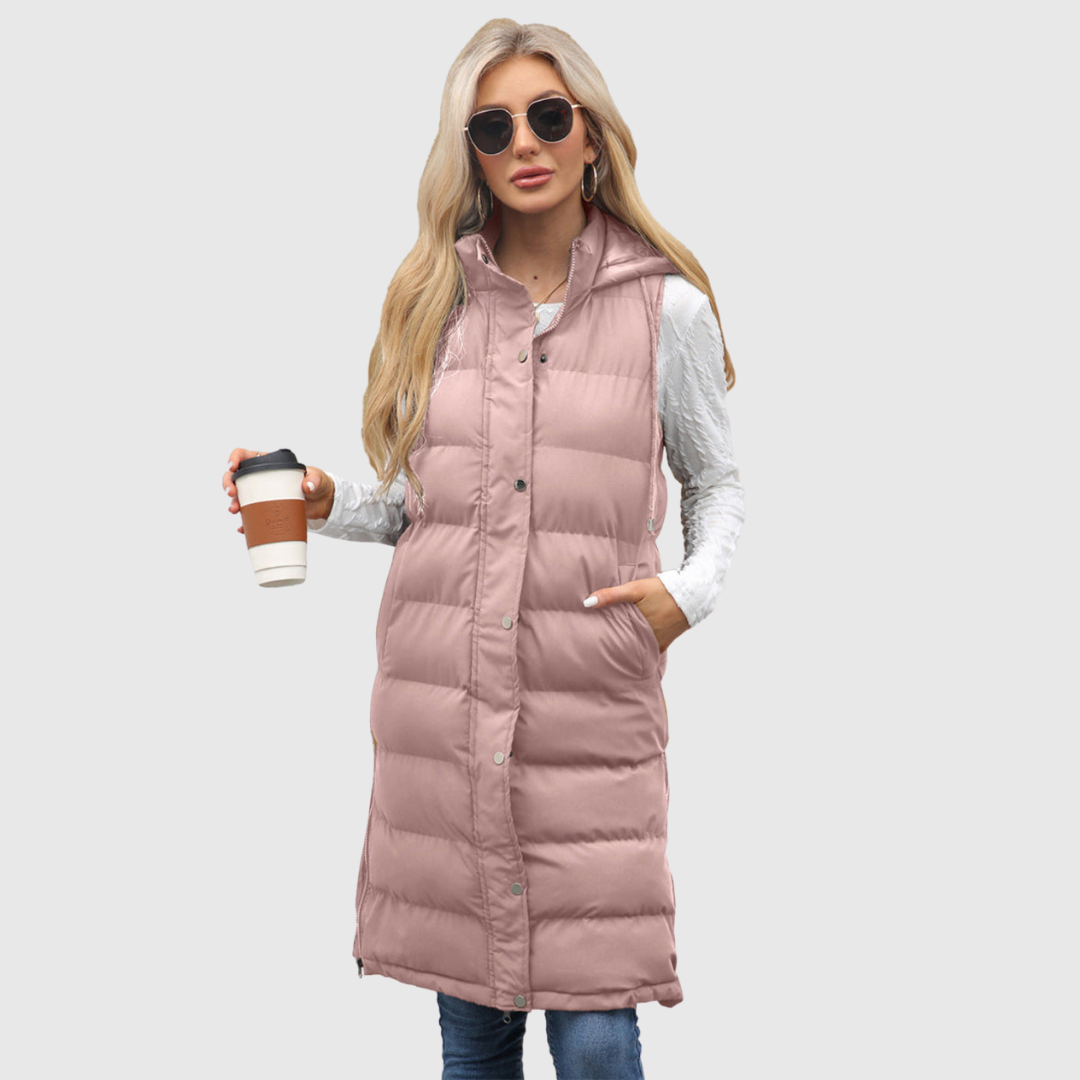 Lifia | Sleeveless Hooded Vest