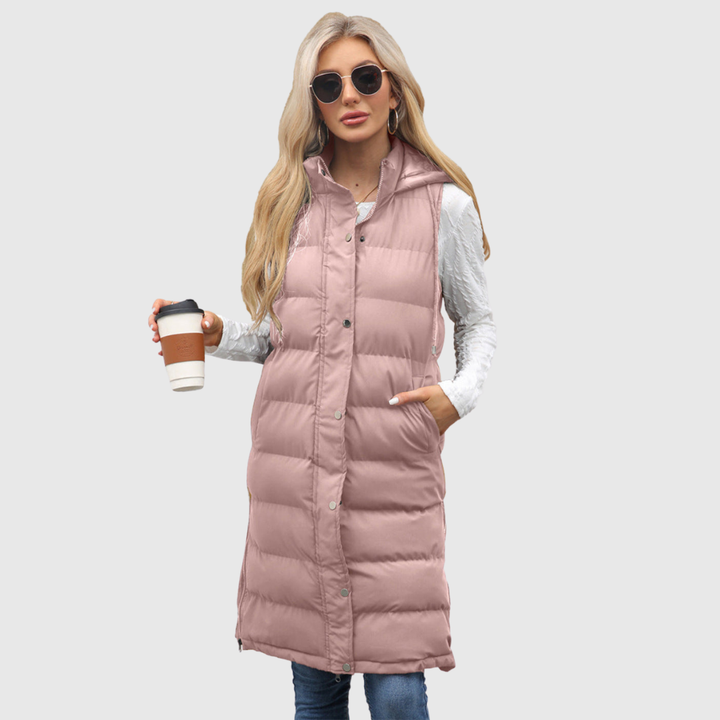 Lifia | Sleeveless Hooded Vest