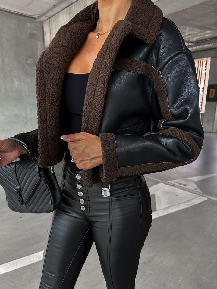 Juno | Faux Leather Jacket