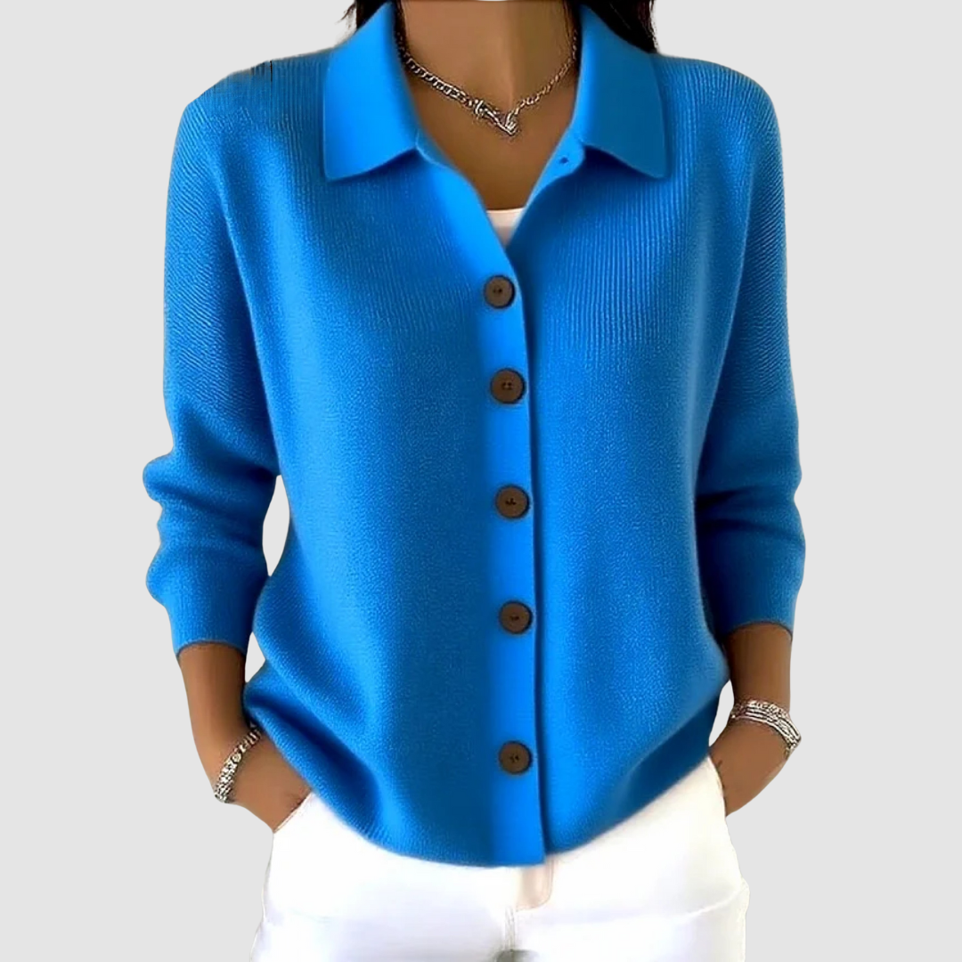 Riah Button-Up Knit Cardigan