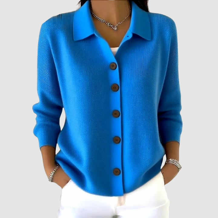 Riah Button-Up Knit Cardigan