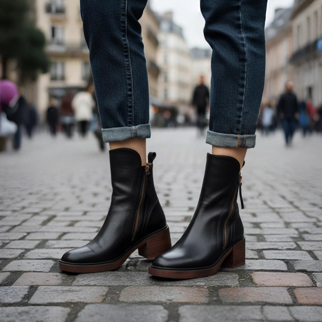 Martina™ | Leather Ankle Boots