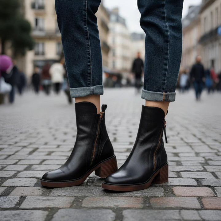 Martina™ | Leather Ankle Boots