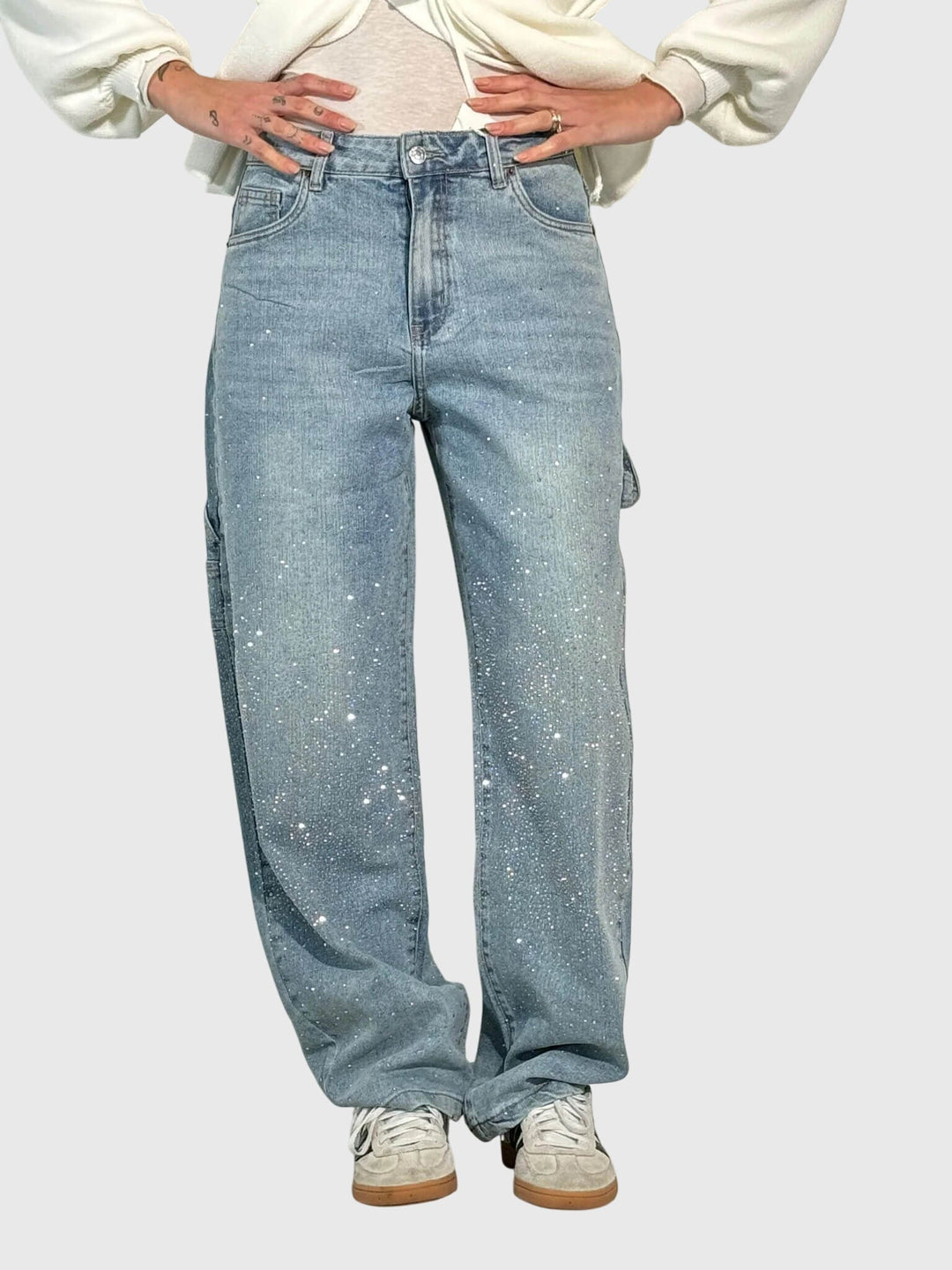 Stella™ | Diamond-Pattern Trousers