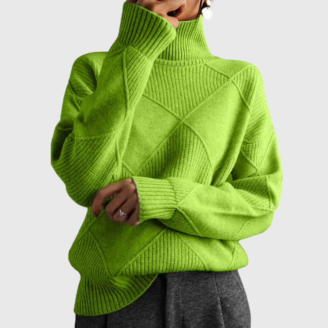 Juliette | High-Neck Knit Top