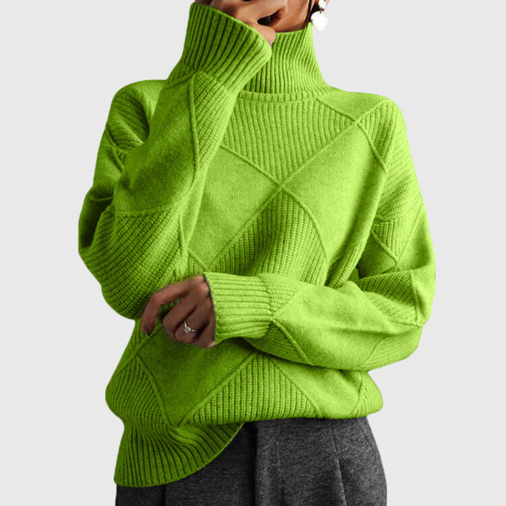 Juliette | High-Neck Knit Top