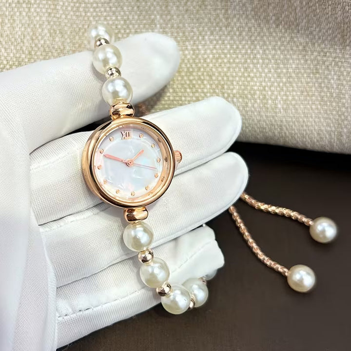 Halle™ | Pearl Bracelet Watch
