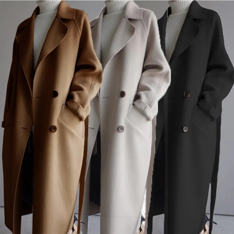 Cerys | Wool-Blend Trench Coat