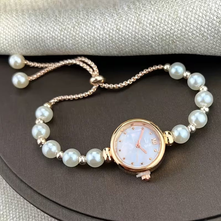 Halle™ | Pearl Bracelet Watch