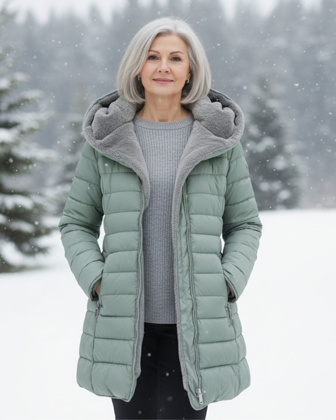Amy - Puffer Jacket with Warm Lining