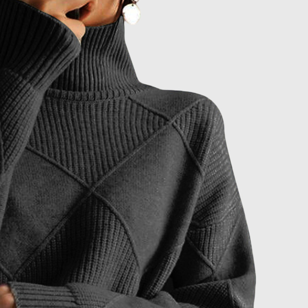 Juliette | High-Neck Knit Top