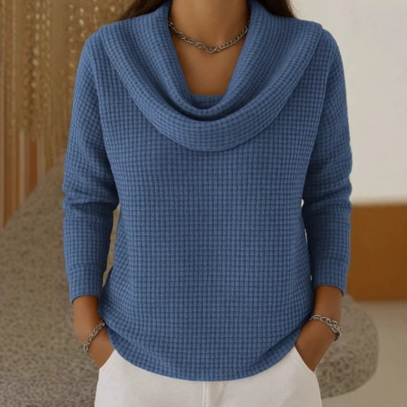Ambre | Cowl-Neck Knit Jumper
