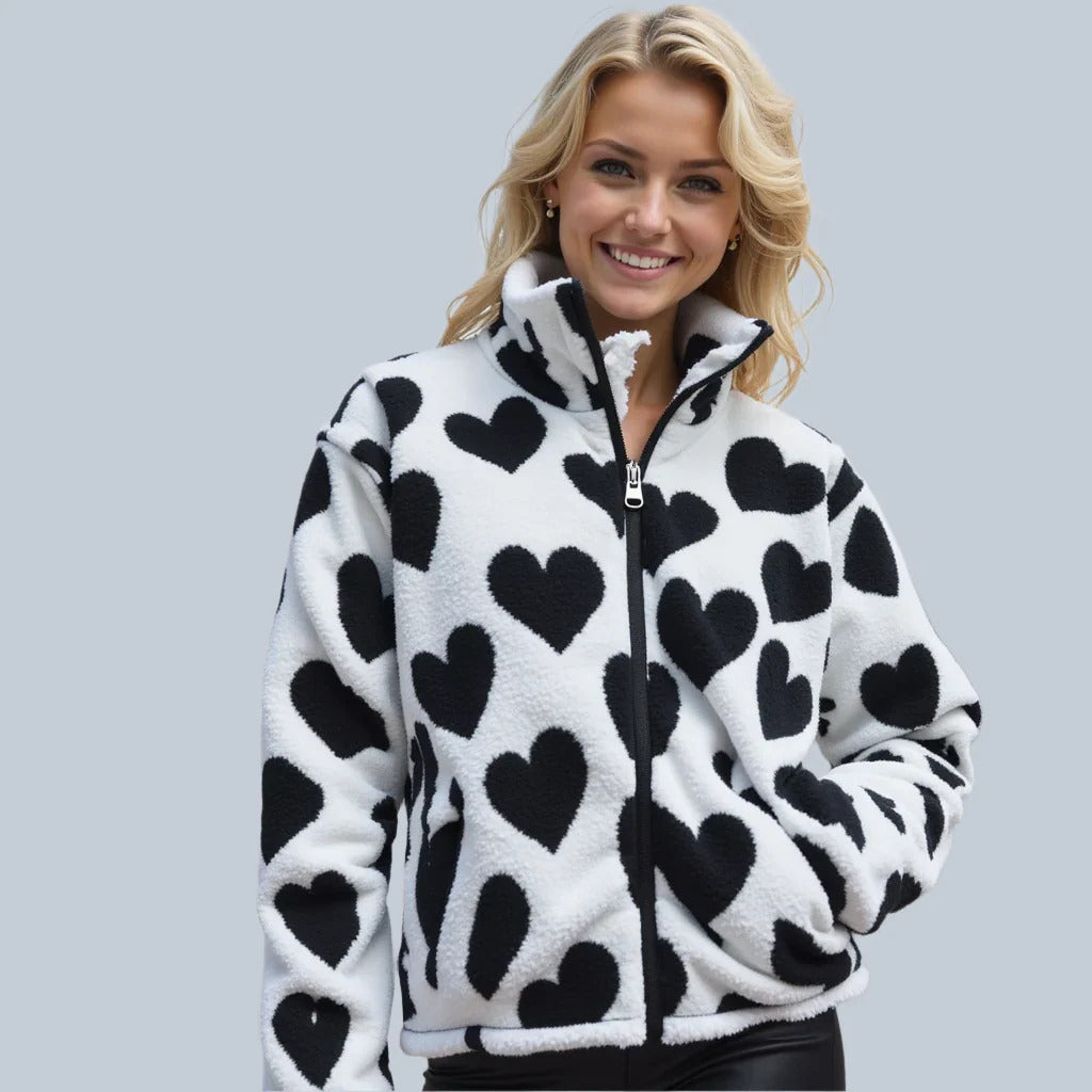 Ava | Reversible Heart Jacket