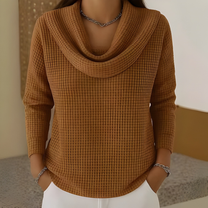 Ambre | Cowl-Neck Knit Jumper
