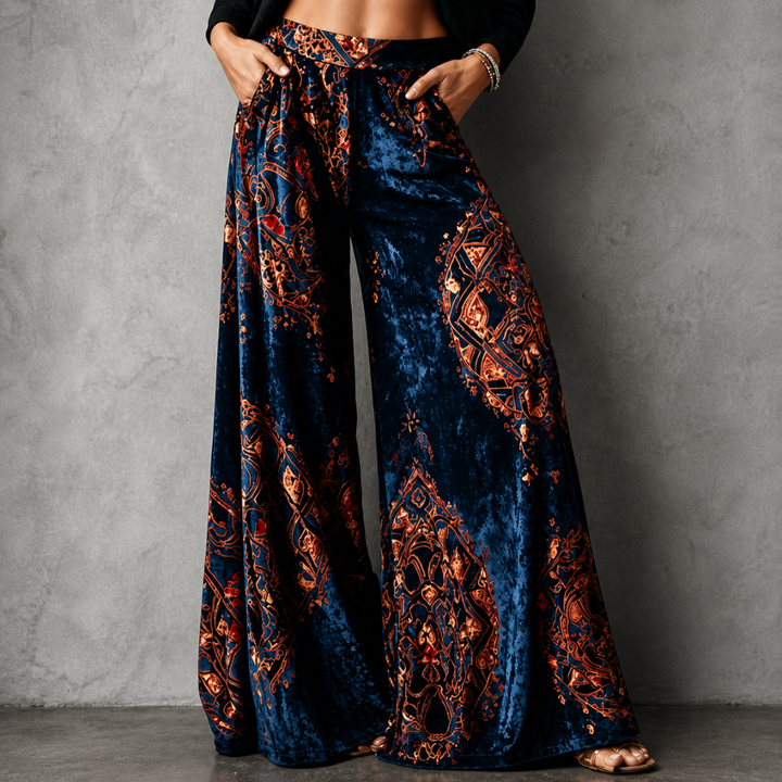 Lucy™ | Boho Wide-Leg Trousers