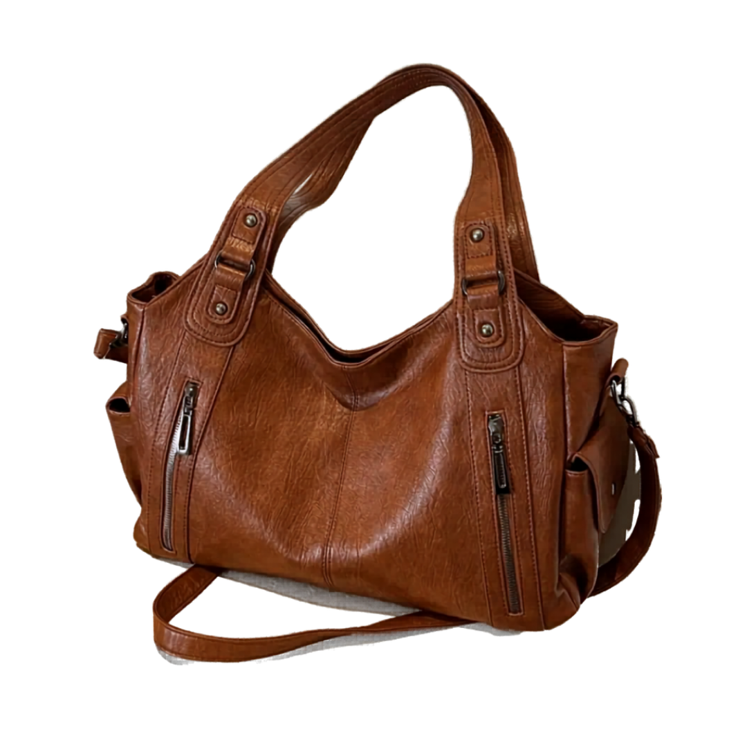 Rexie™ | Punk Rivet Accent Shoulder Bag
