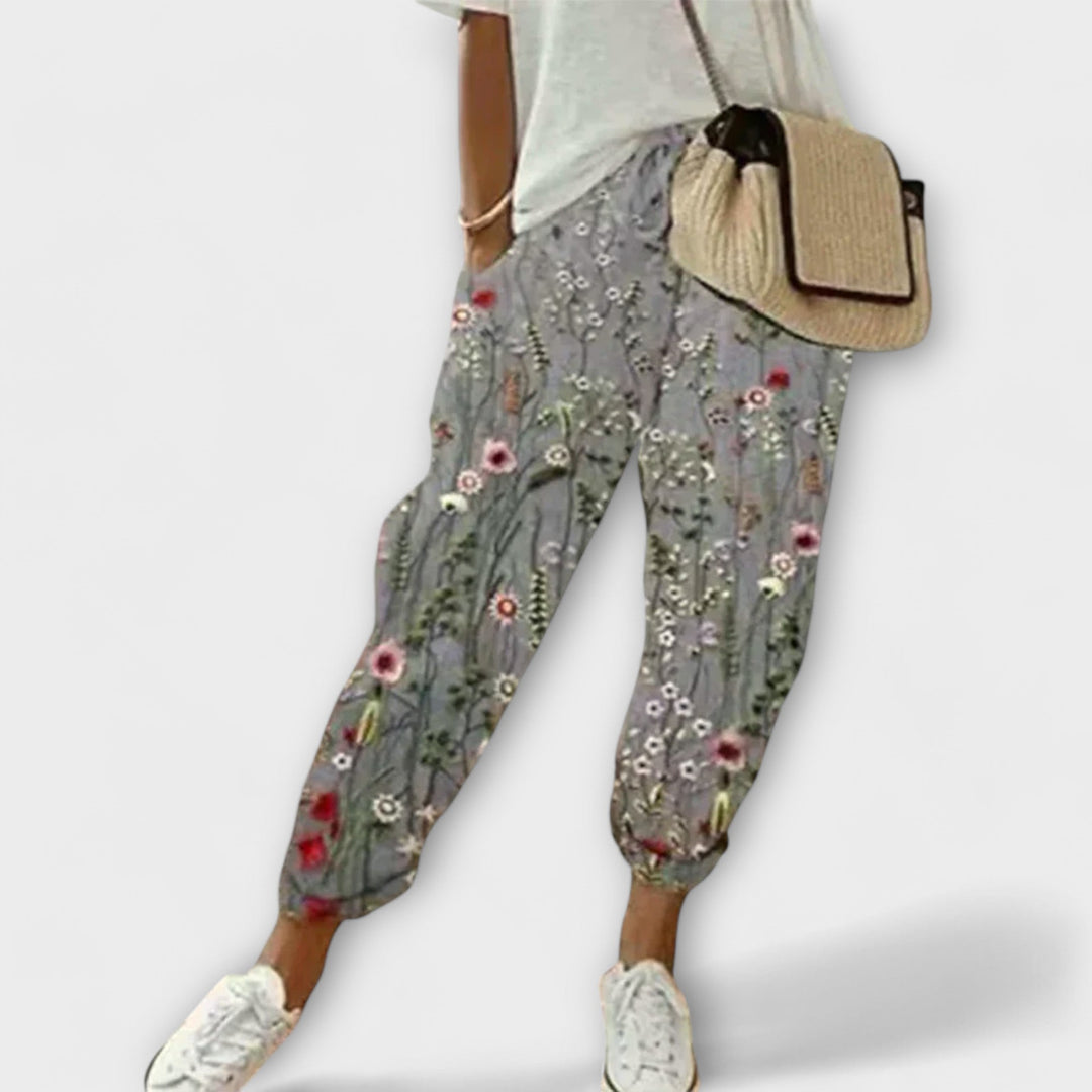 Paulina™ | Cotton-Linen Trousers