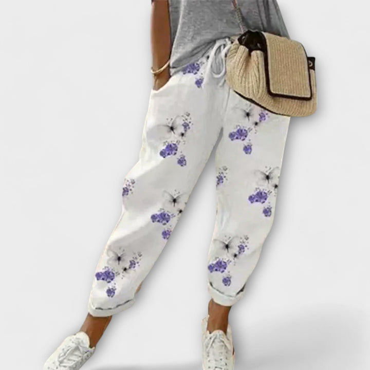 Paulina™ | Cotton-Linen Trousers