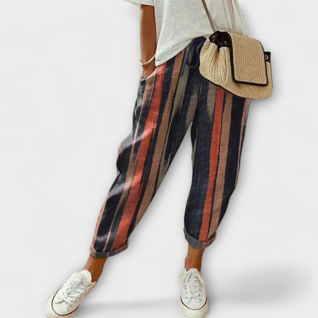 Paulina™ | Cotton-Linen Trousers