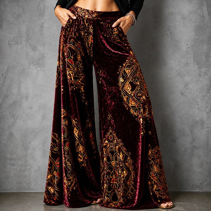 Lucy™ | Boho Wide-Leg Trousers