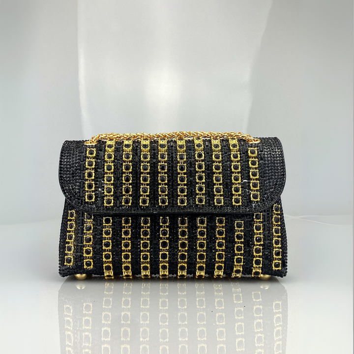 Laviera™ | Chic Chain Coloured Diamond Shoulder Bag