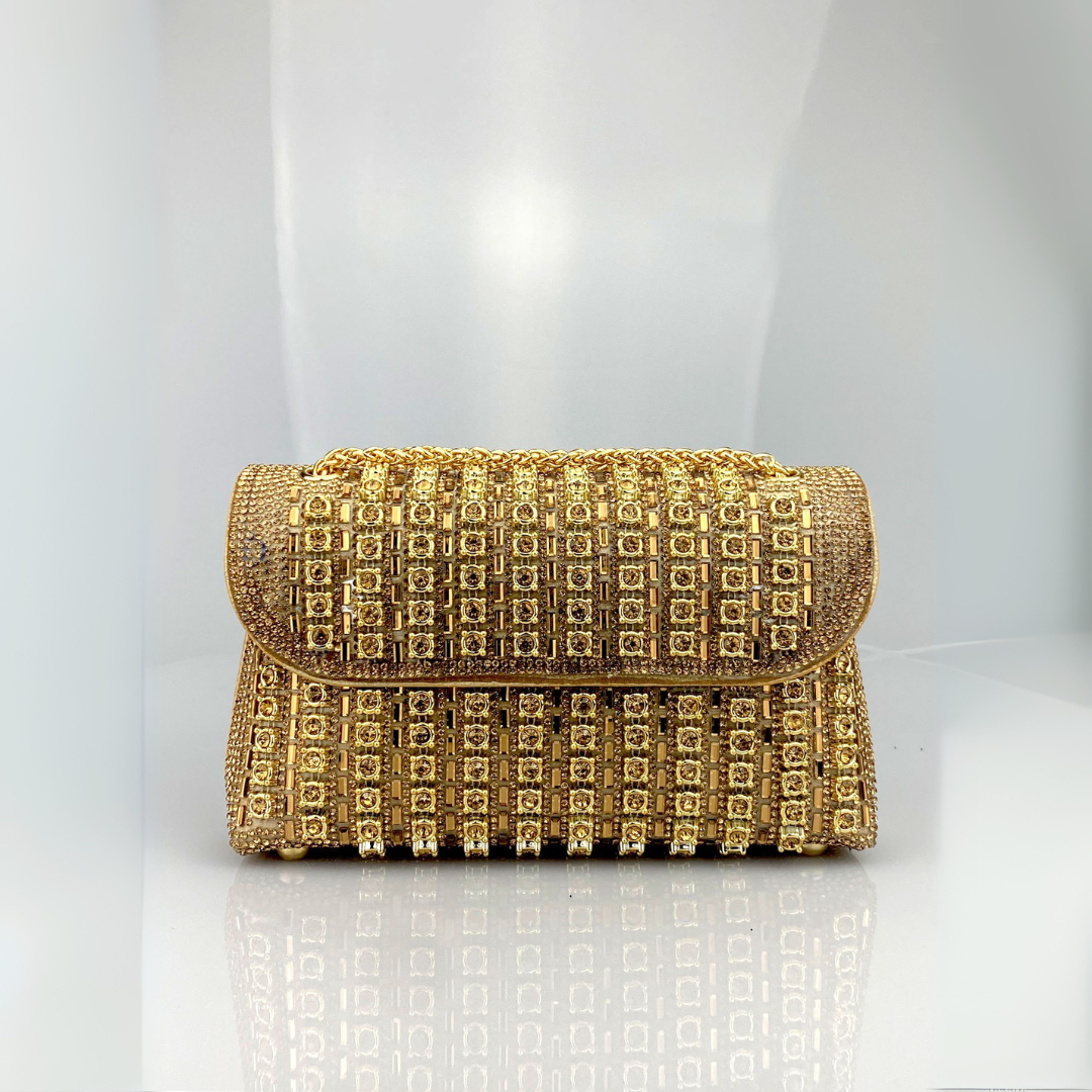 Laviera™ | Chic Chain Coloured Diamond Shoulder Bag