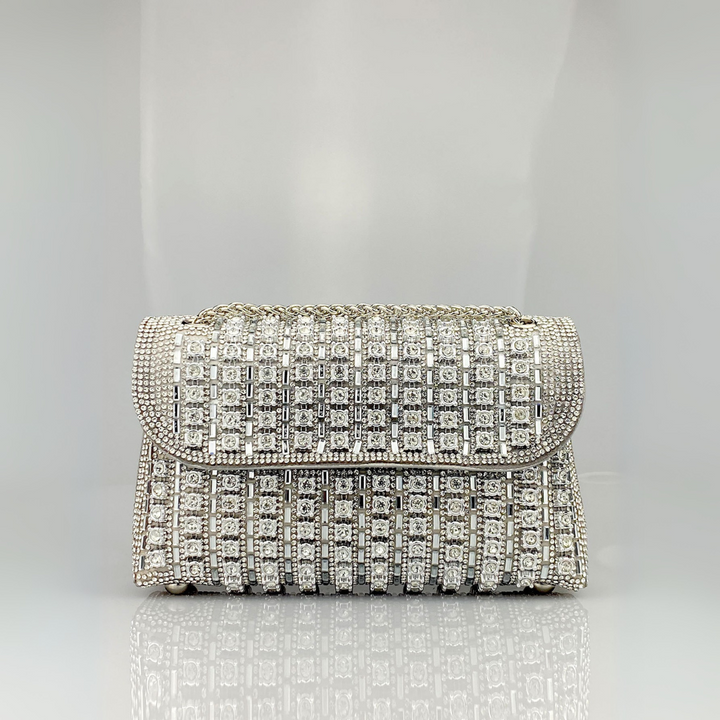 Laviera™ | Chic Chain Coloured Diamond Shoulder Bag
