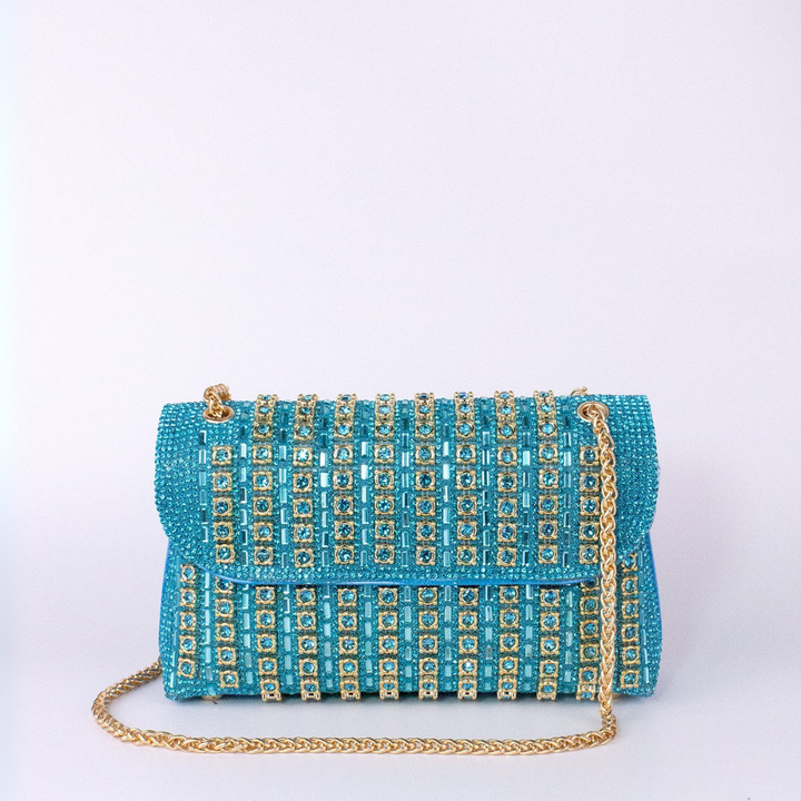 Laviera™ | Chic Chain Coloured Diamond Shoulder Bag