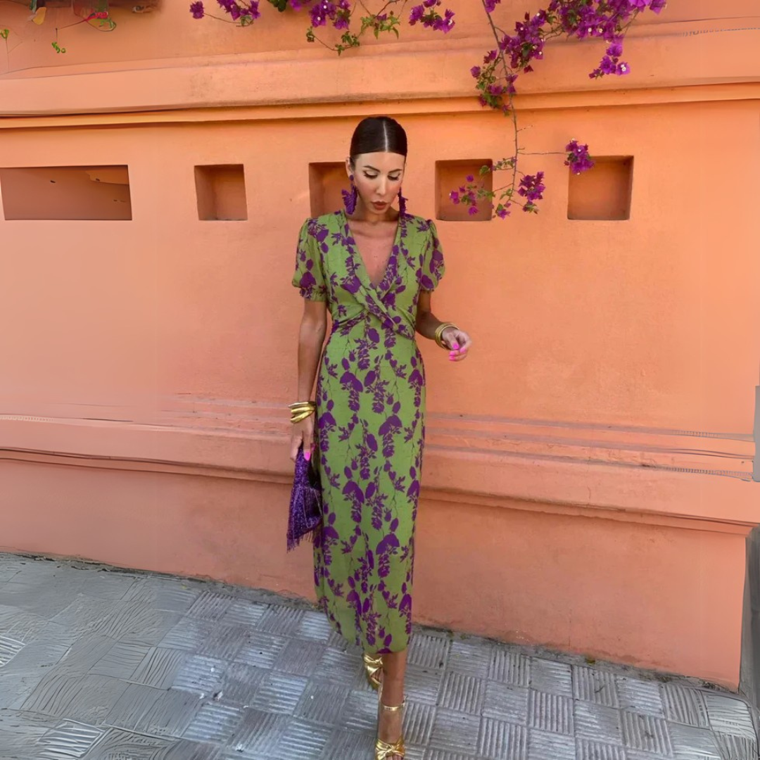 Danielle - Floral Midi Dress