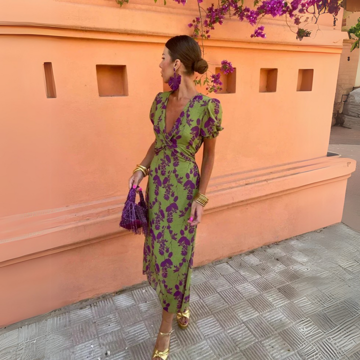 Danielle - Floral Midi Dress