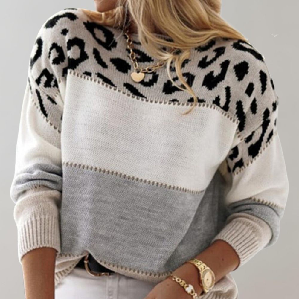 Louise | Leopard Knit Jumper